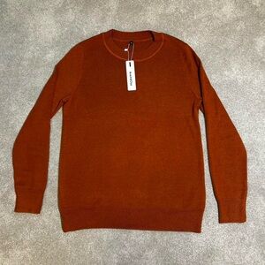 NWT Viral TikTok Rust Sweater size M